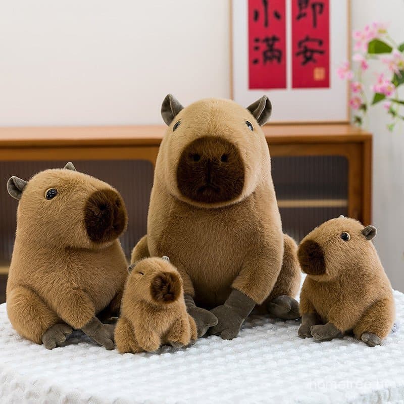 Pelúcia Capivara Fofa - Bicho Macio 12/16/23/30cm
