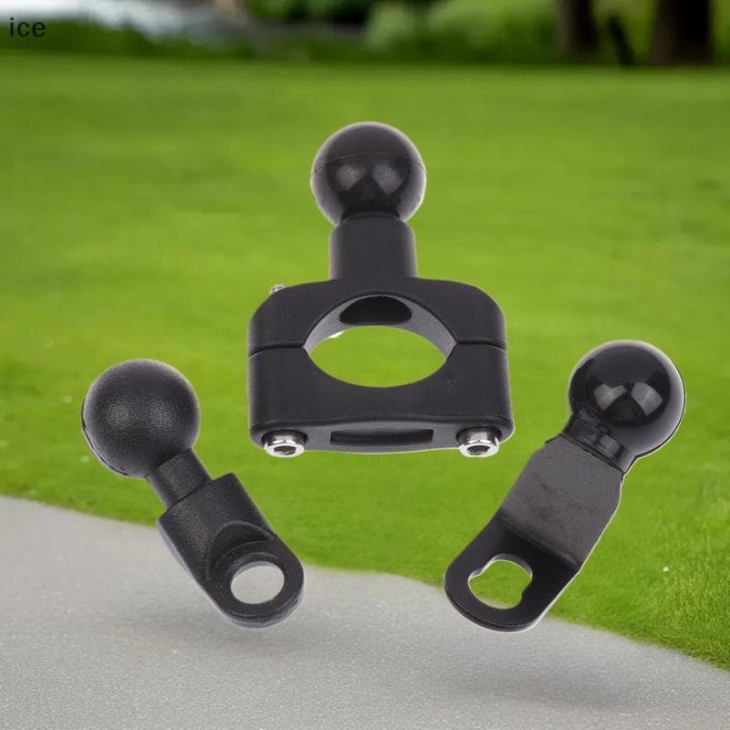 Du 1 Conjunto De Braçadeira Esférica De 2.3cm , Suporte Para Telefone De Moto PJ10/PJ13/PJ18 , Kit De Base De Montagem G