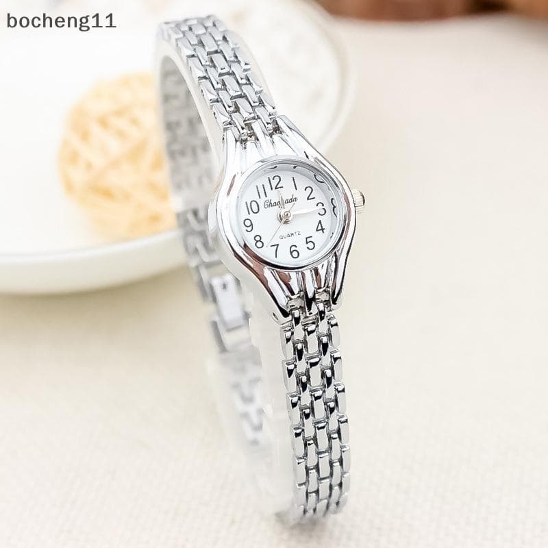 bo Moda Coreano Feminino Estudante Simples INS Estilo Pequeno Relógio Senhoras Bonito Temperamento Cinto Fino Casual De
