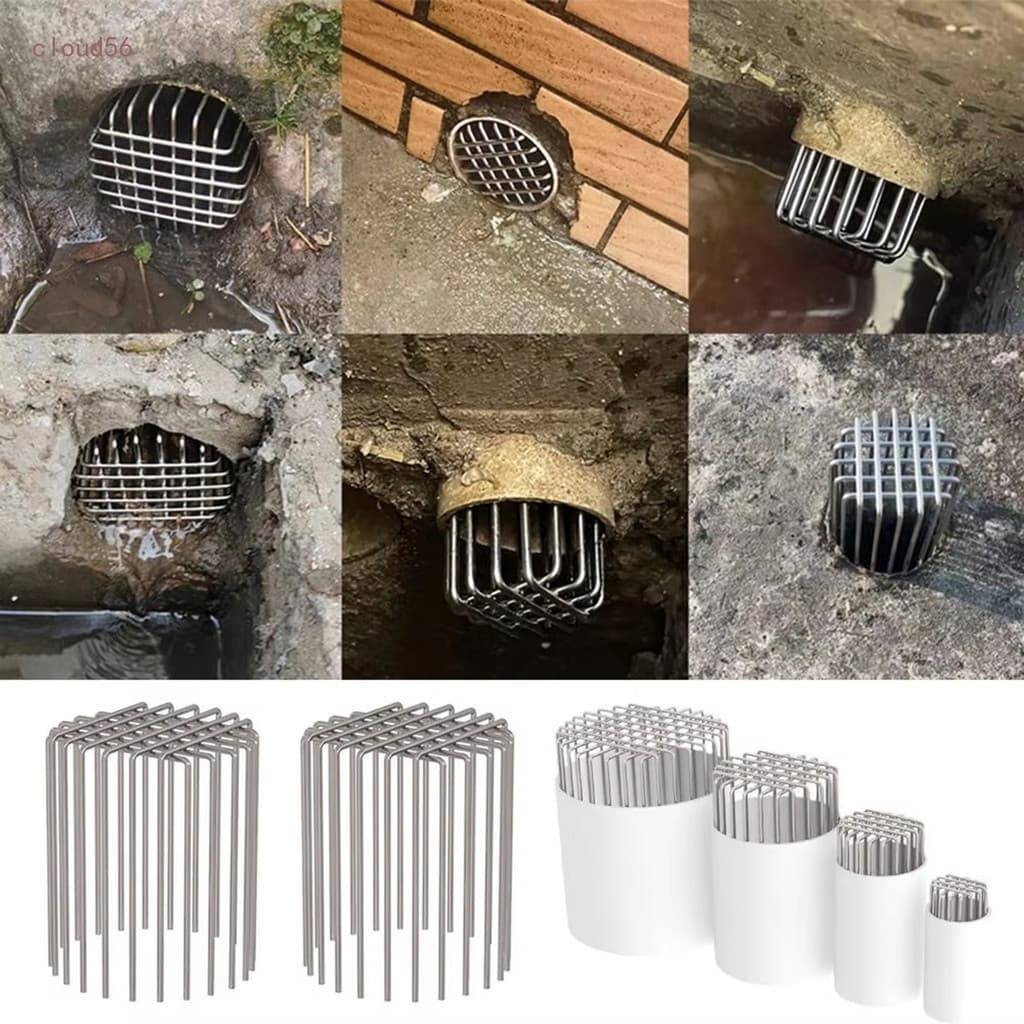 BH Dreno De Piso De Telhado Anti-Bloqueio De Aço Inoxidável Tampa De Drenagem De Varanda Cobertura De Tubo De Chuva De G