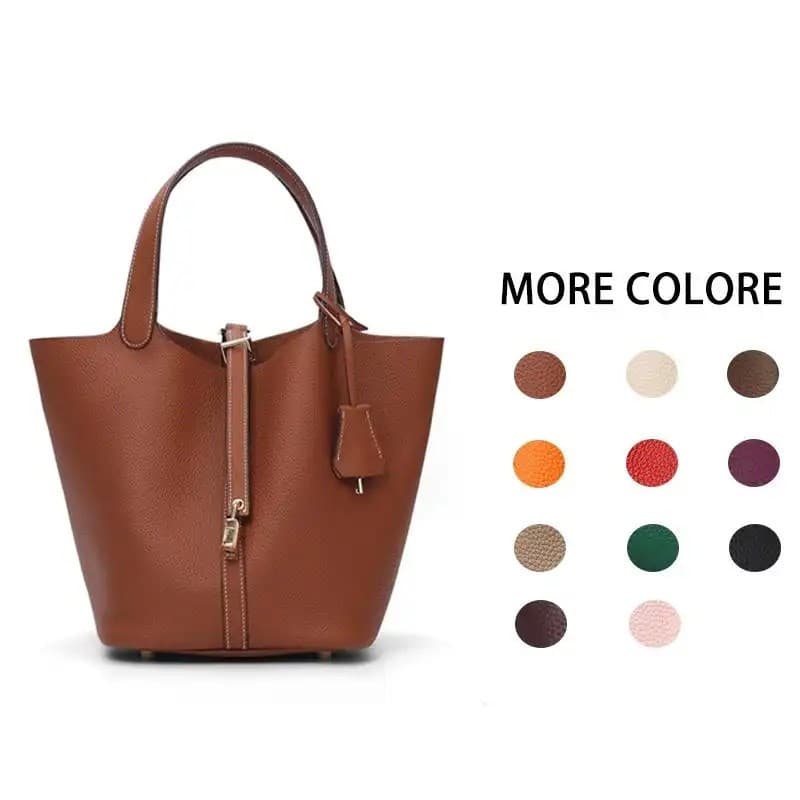Bolsas de mão femininas SADI em couro de vaca com bolsa adicional como presente, estilo casual, bolsa elegante para comp