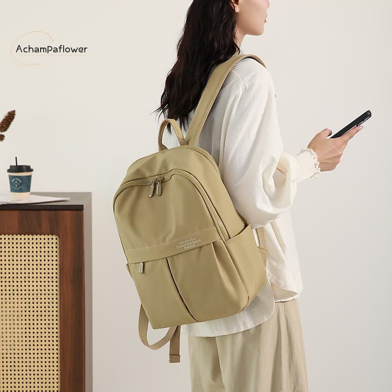Mochila Fox Colorida-Bolsa Para Computador De Viagem De Nylon De Grande Capacidade Estudantes Universitários