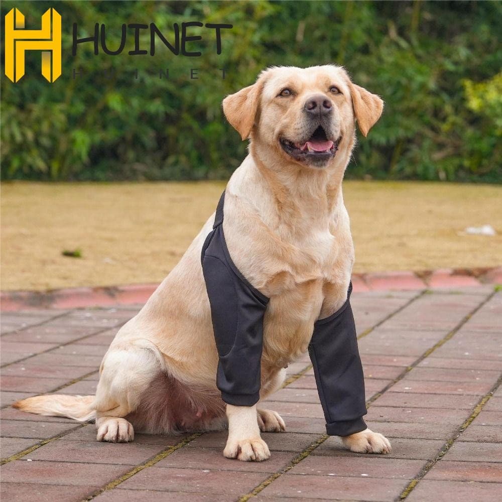 Protetores de cotovelo para cães HUINET, equipamento de proteção para cães em algodão macio, protetores de joelho para a