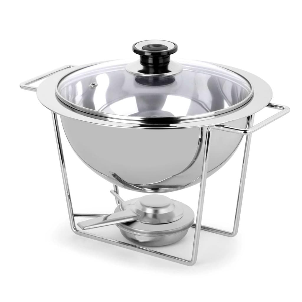 Conjunto rechaud Meu Buffet em inox com 3 peças - Forma