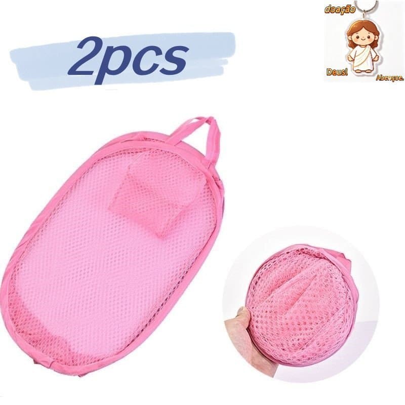 2 Cesto De Roupa Caixa Dobrável Para Armazenagem E Organização De Vestuário Brinquedos