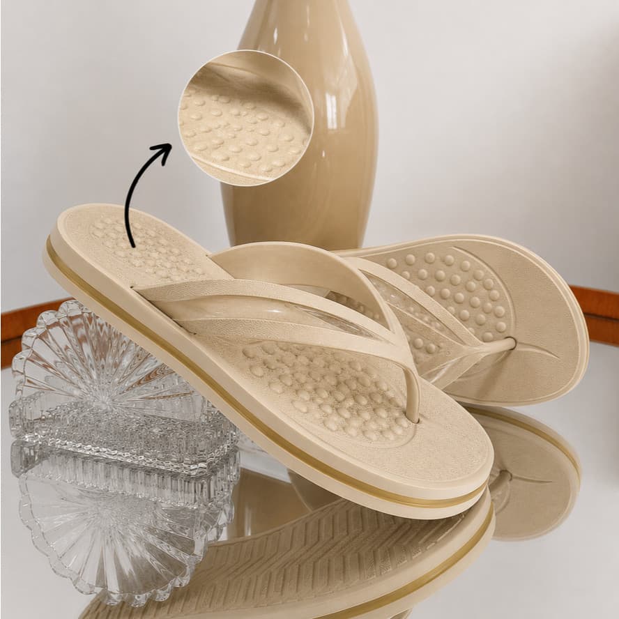 Chinelo Rasteirinha Ortopédico Feminino Anatômico Antiderrapante dia a dia