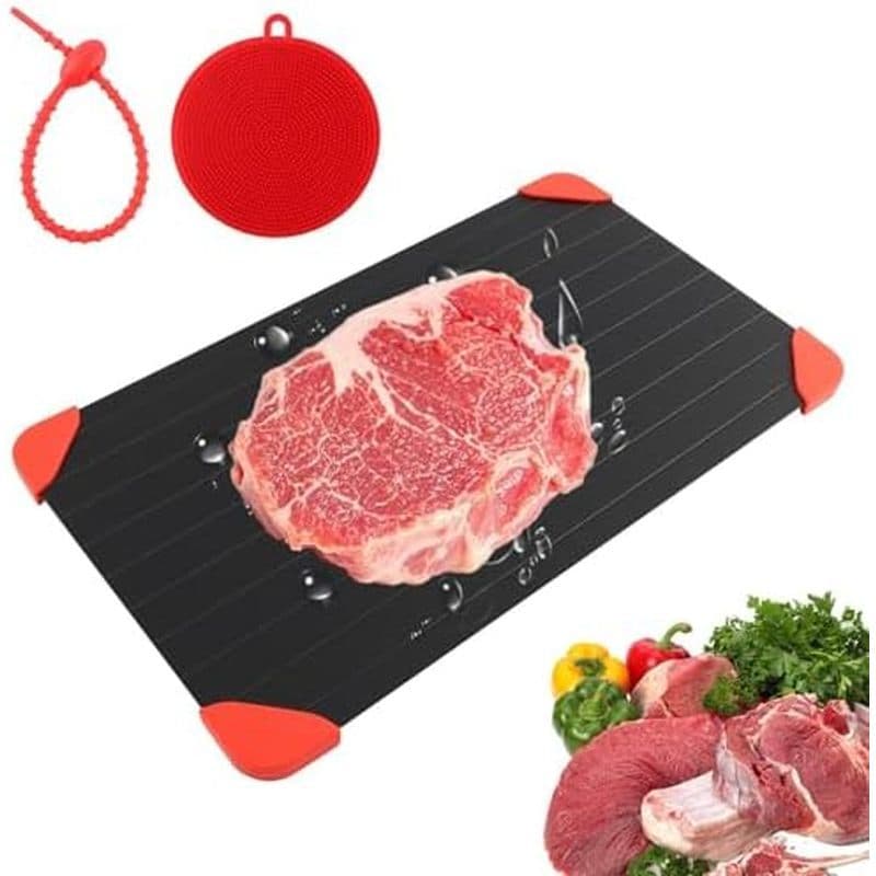 Bandeja De Descongelamento Para Carne Congelada Tapete Rápido Placa , Sem Necessidade De Eletricidade , Peixes E Vegetai