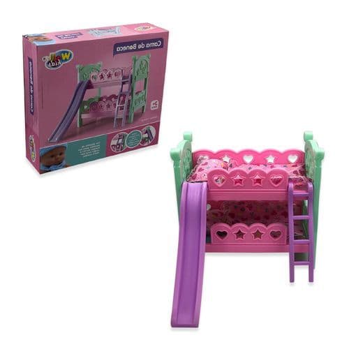 Berco Infantil Rosa Ou Azul Com Escorregador Brinquedo Seguro Conforto Diversao Crianca