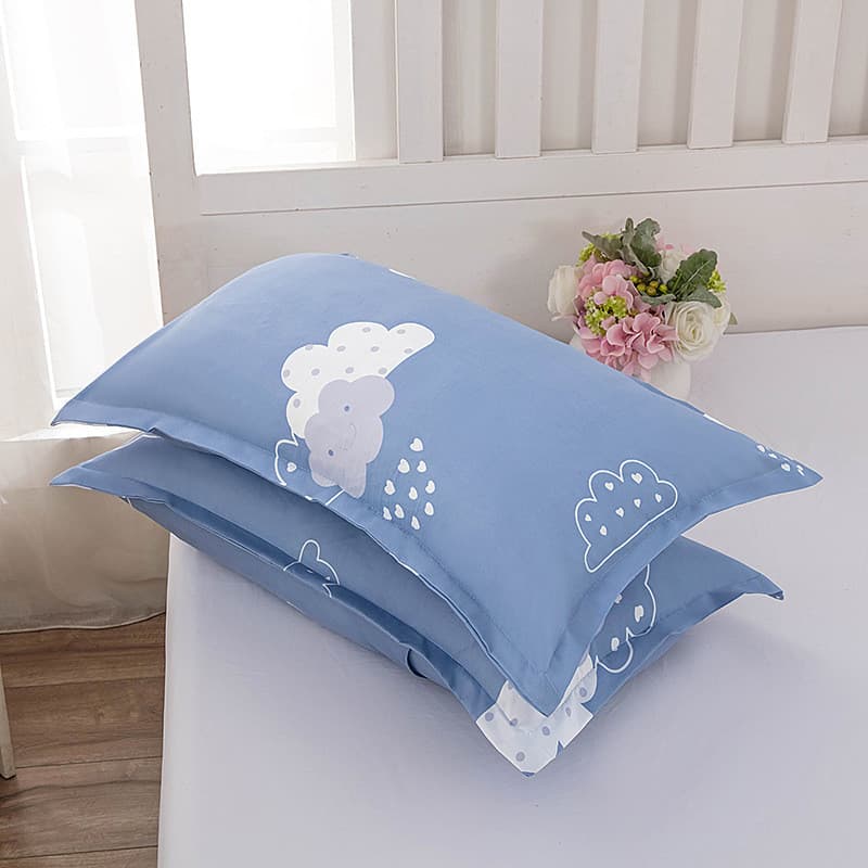 Roupa de cama com fronha estampada Super macia de algodão puro e adequada para a pele
