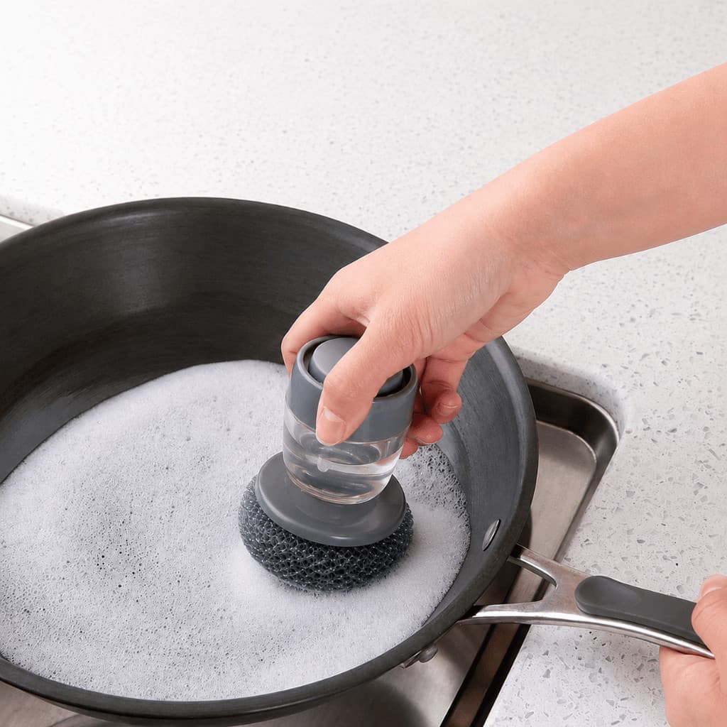 Escova de limpeza de plastico para panelas Multifuncional