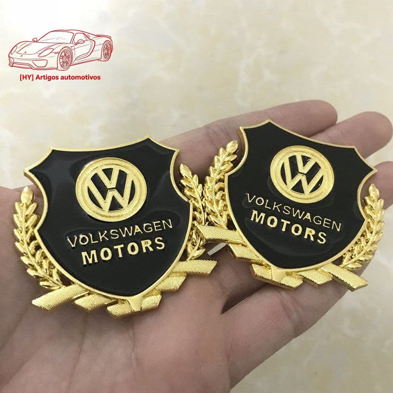 2 adesivos metálicos impermeáveis e anticorrosivos aplicáveis a automóveis, adesivos decorativos personalizados com o