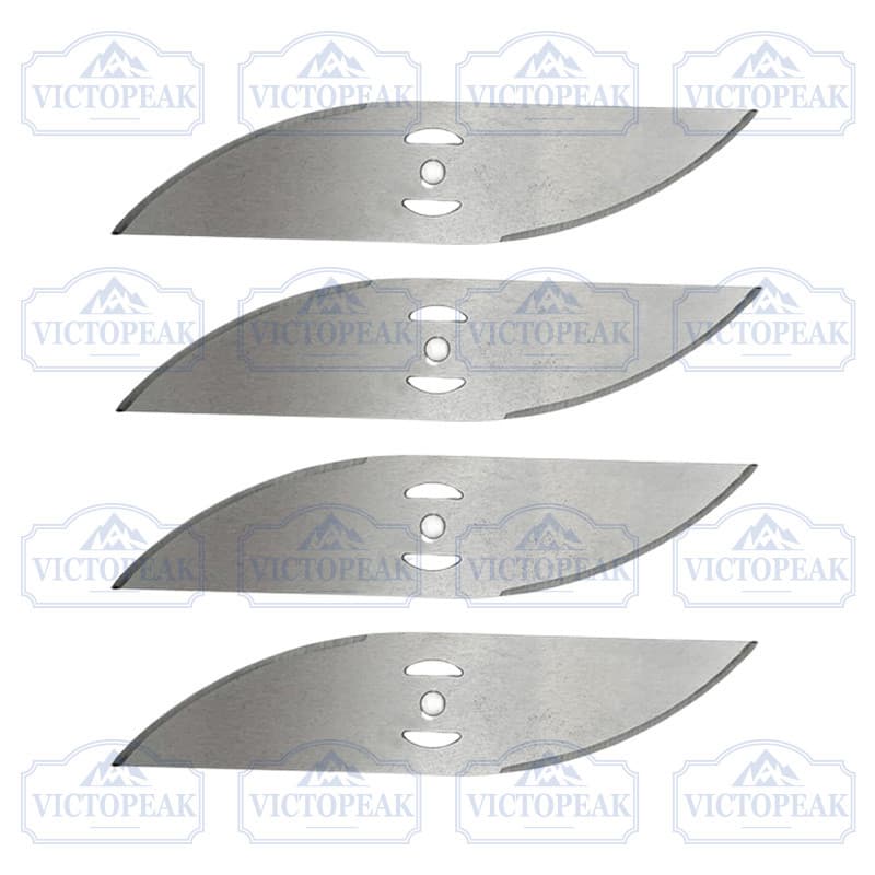 Acessórios De Reparo De Lâmina De Metal De 4 Peças Para Cortador De Escova E Aparador De Grama
