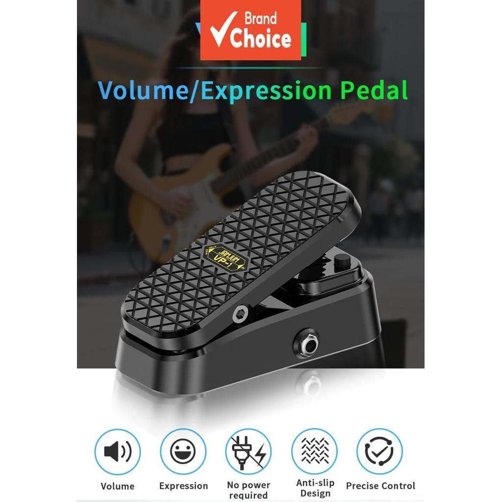 JAMJUM Pedal De Expressão De Volume Antiderrapante Modo Duplo Amortecedor Embutido Precisão Sem Ruído Para Efeitos De Gu