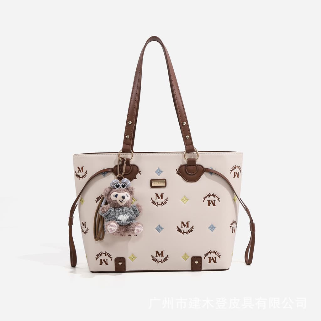 Micherr Micherr MICHCLKICCI Bolsa bordada Bolsa de ombro de viagem de grande capacidade