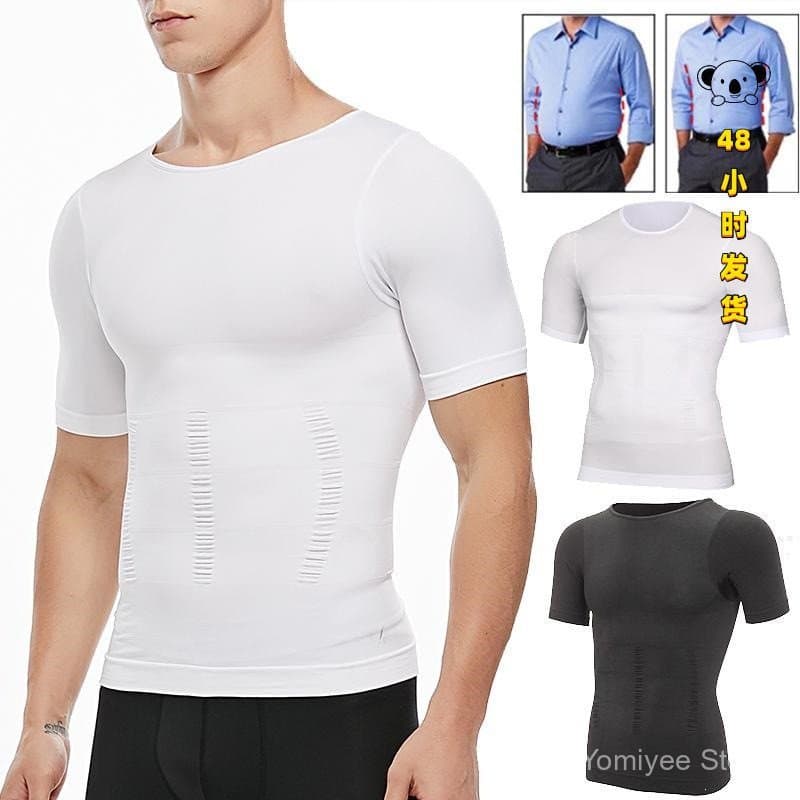 Camiseta Modeladora Masculina I 44424 com Costuras Redutoras