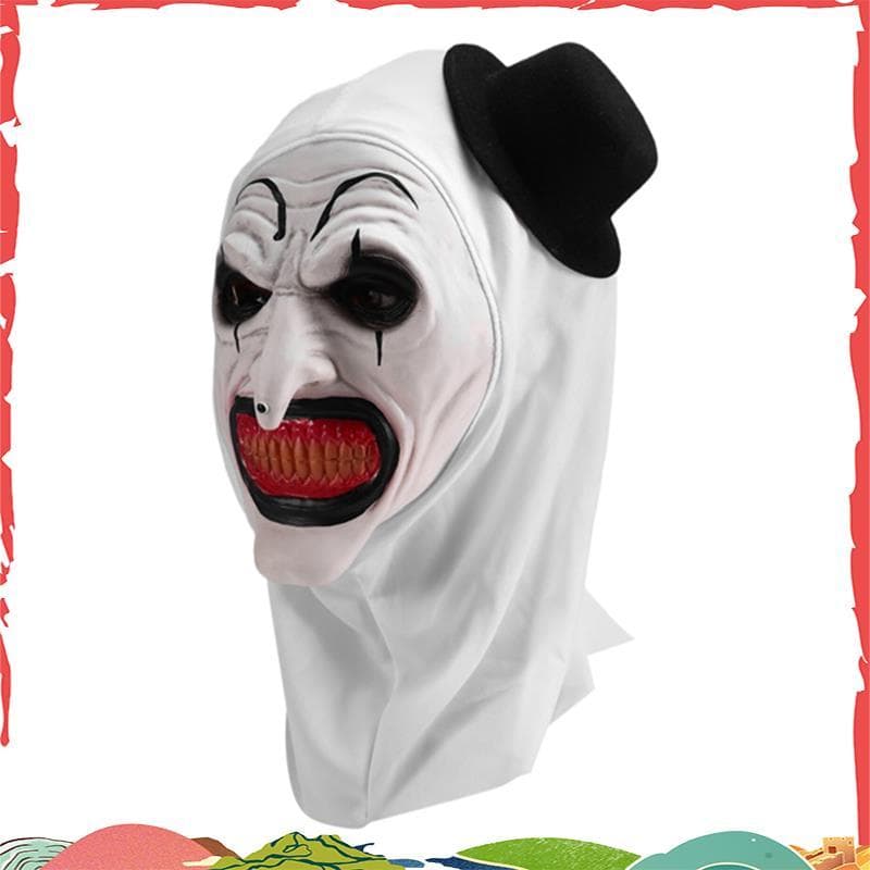 Halloween Terrificador Máscara Palhaço Traje Assustador Horror Assustadora Para Adultos Homens Mulheres