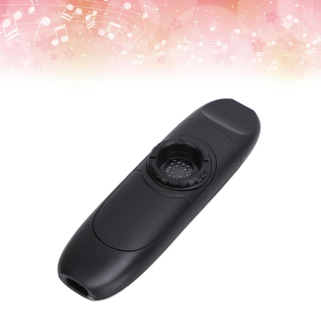 Instrumento de sopro profissional de plástico ABS Flauta Kazoo com 5 diafragmas para desempenho