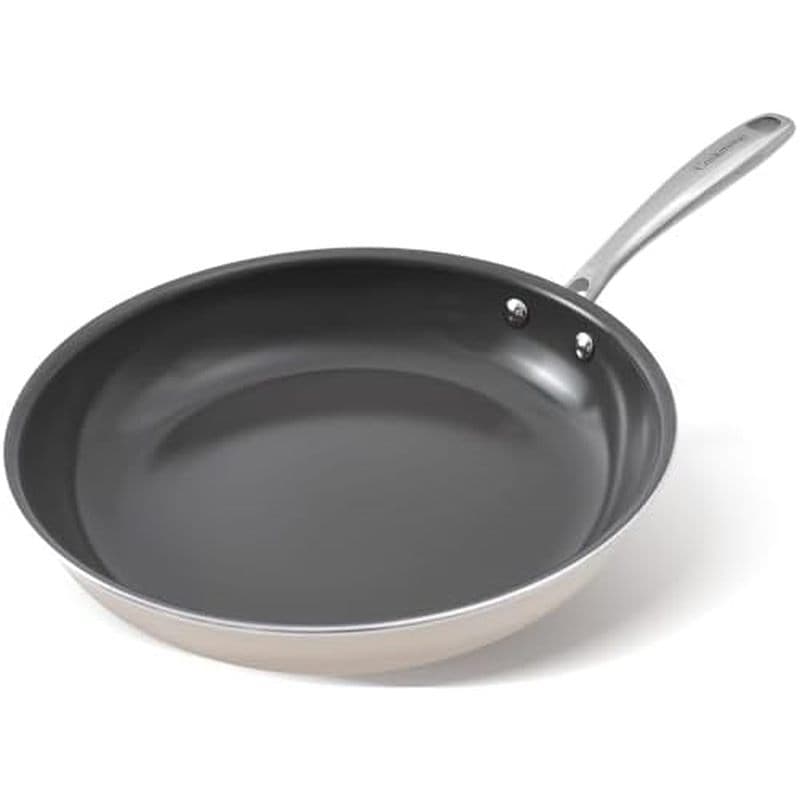 Frigideiras Antiaderentes Frigideira De Cerâmica : Antiaderente De Ovo De 8 Polegadas-PFOA PTFE PFAS Grátis