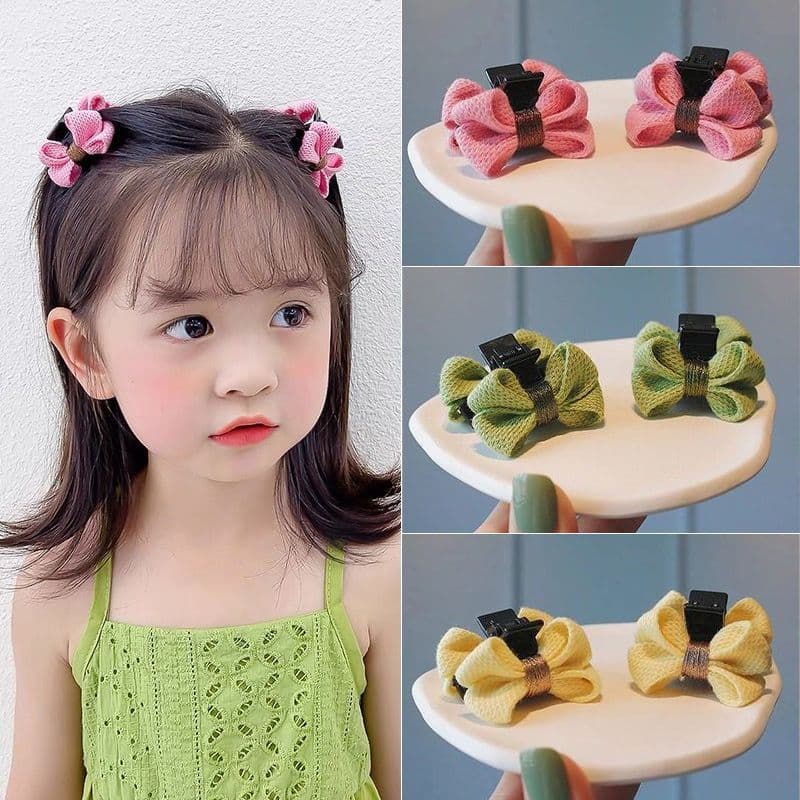 Acessórios de cabelo infantis, presilhas de cabelo de princesa para meninas, presilhas de cabelo em formato de borboleta