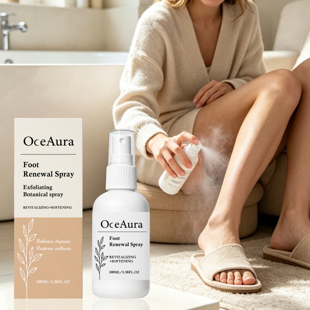 Spray Esfoliante Para Pés : Limpeza Suave E Cuidado A Pele Dos , Hidratante Conveniente Manutenção