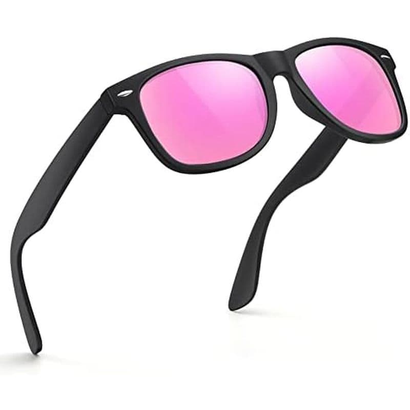 FEIDUSUN Óculos De Sol Masculino Polarizado Para Homens E Mulheres , Preto Retro Condução Pesca Proteção UV