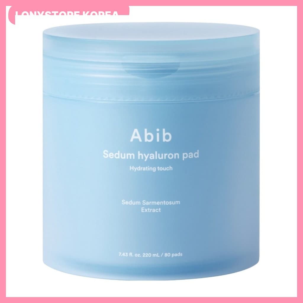 [abib] Almofada De Toque Hidratante Sedum Hyaluron , 220ml , 80 Almofadas/De Toner Coreanas/Aumento De Umidade Da LONYST
