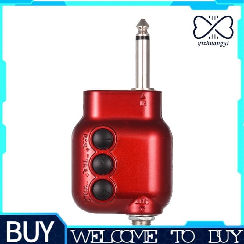 Mini Pré-Amplificador De Guitarra , Plugue De 6.35 Mm Com Controle De Volume EQ Agudo , Acessórios Para Acústica