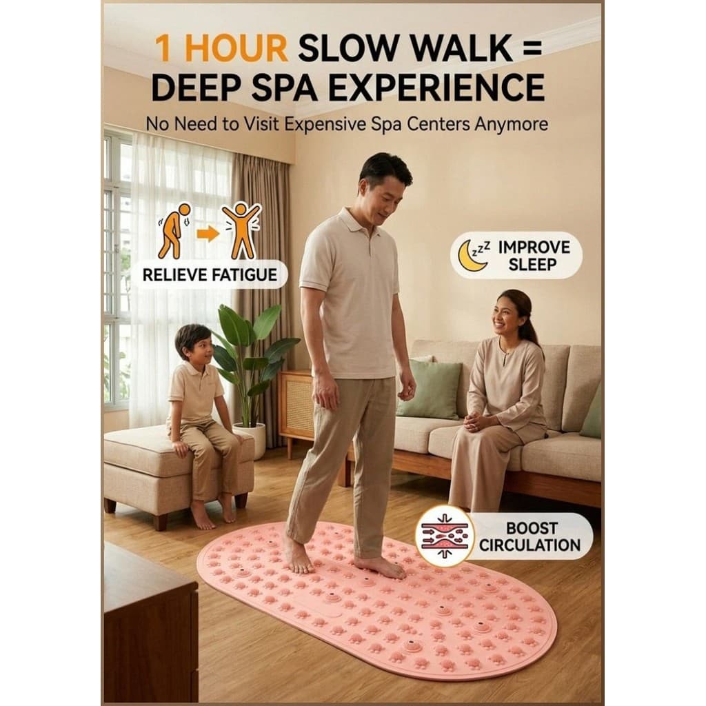 [Massagem Confortável] Relaxamento Para os Pés/Esteira Massageadora/Massagem Para os Pés