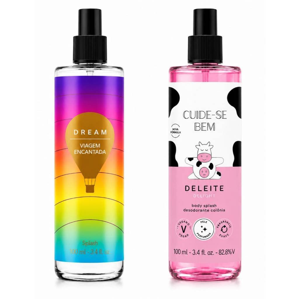 Dupla Body Splash Feminino Dream Boa Viagem + Deleite 100ml