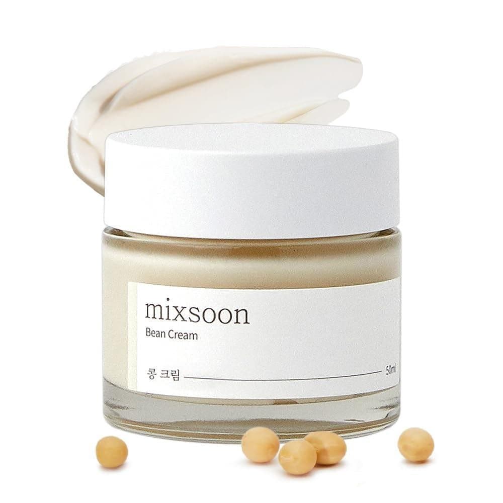 Mixsoon Beans - Loção Facial Hidratante Profunda, Hidratante e Calmante para o Rosto, Extrato de Soja Fermentada, Leve e