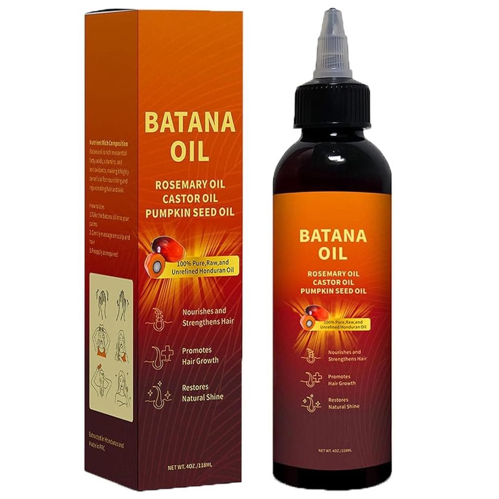 Fórmula Natural de Revitalização Capilar com Batana, Óleo de Batana Líquido 4 em 1, Óleo de Batana para Cabelo, Óleo de