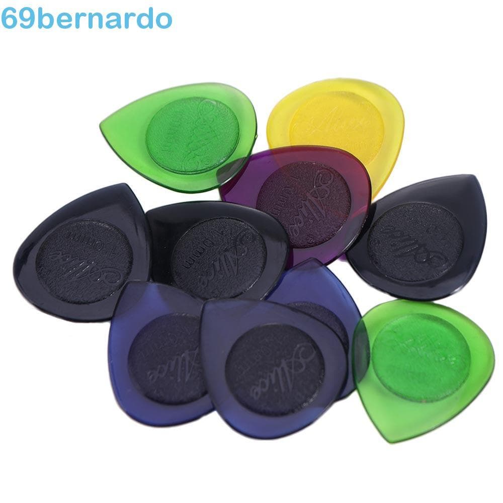 BERNARDO 10 Peças De Palhetas Para Guitarra Acústica , De Celulóide ABS , Palheta Em Formato De Gota Mista De Espessura