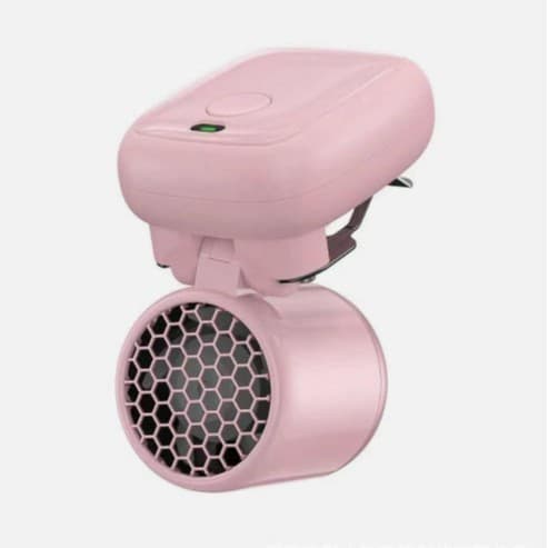Novo estilo 9 carregamento pequeno ventilador cintura-pendurado ao ar livre Mini ventilador pequeno sem folhas Desktop v