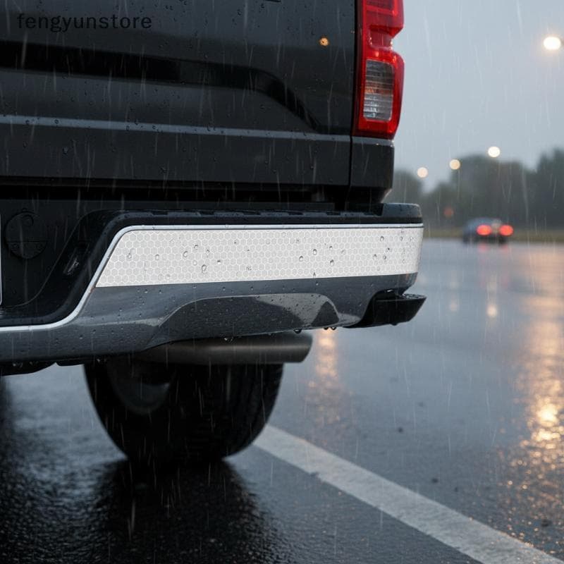 Fita De Advertência Reflexiva De Carro Autoadesiva 5cm * 10M Rolo De Segurança De Alta Visibilidade Para Sinalização De
