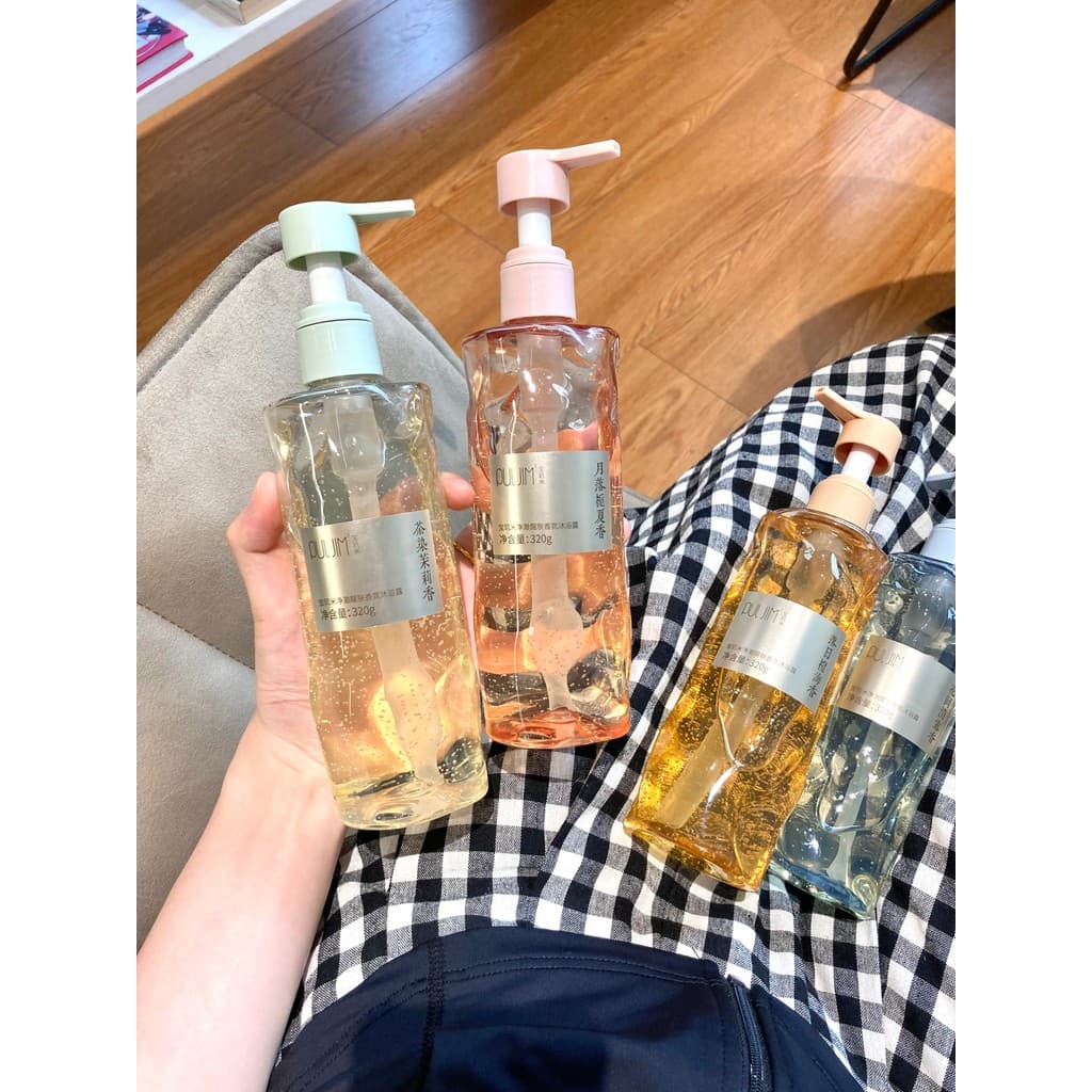 Vá para óleo sem água!Baoyingmi Small Bubble Shower Gel Purificante Rejuvenescedor Pele Perfume de Longa Duração Salicíl