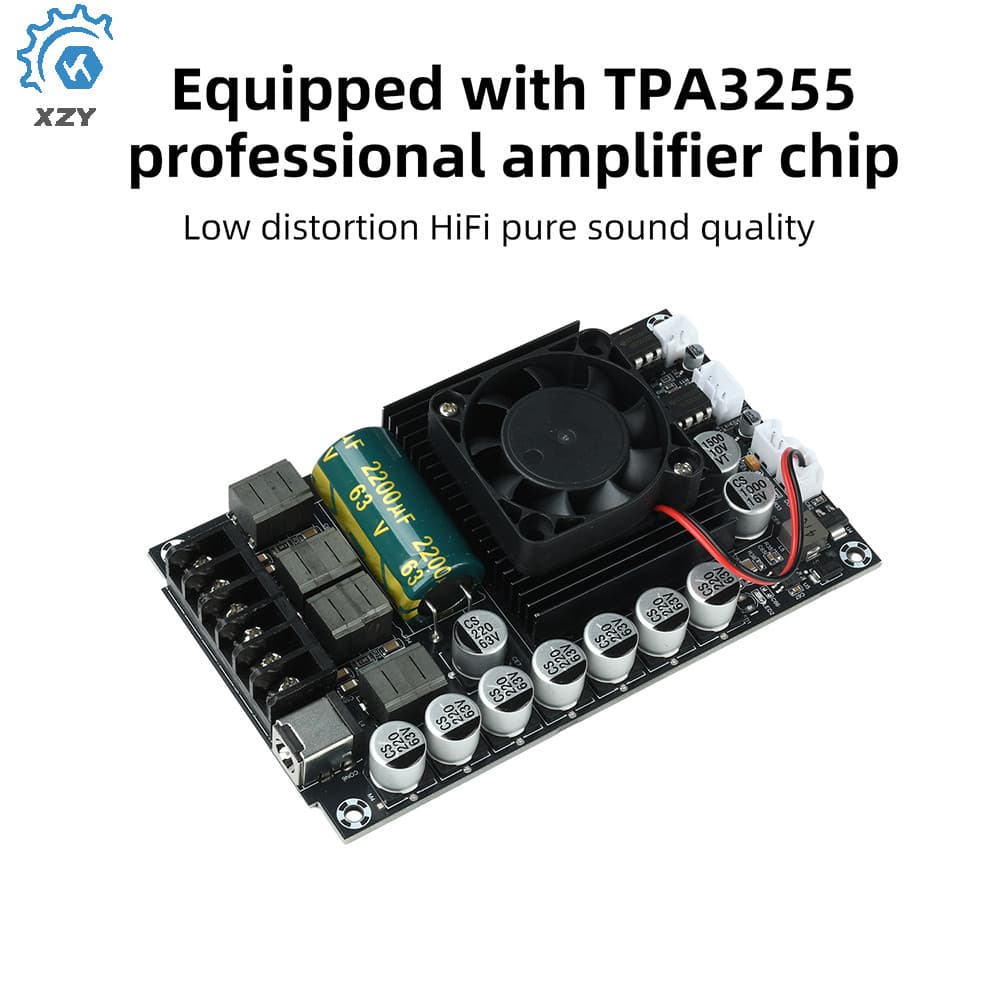Placa Amplificadora Digital HIFI Audiófilo , DC18-55V TPA3255 , 300W + 300W , Módulo Amplificador Estéreo De Alta Potênc