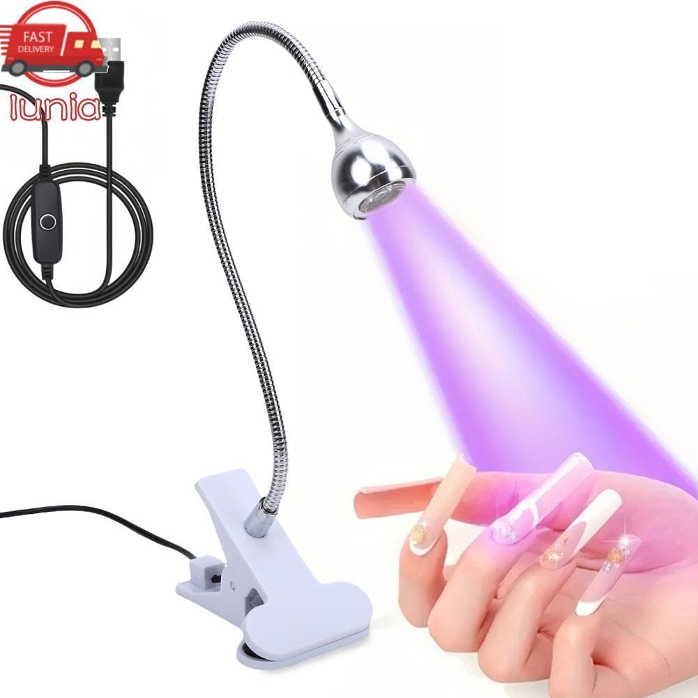 lunia.br Kit de Nail Art Conjunto de manicure Secador alimentado por USB 240PCS Dicas 12 tamanhos Arquivos Liga de