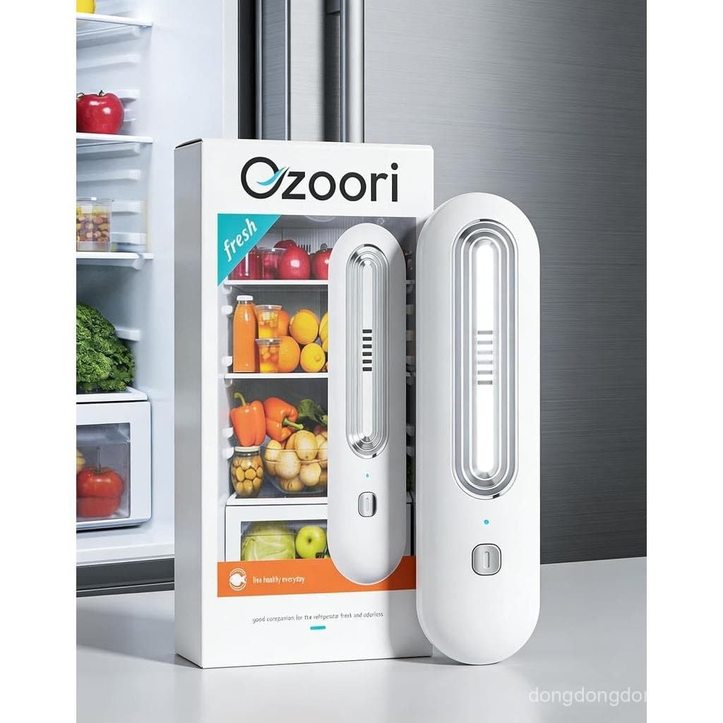 Desodorizador de Geladeira – Eliminador de Odor Poderoso e Preservador de Frescor para Refrigerador, Compacto e Recarreg