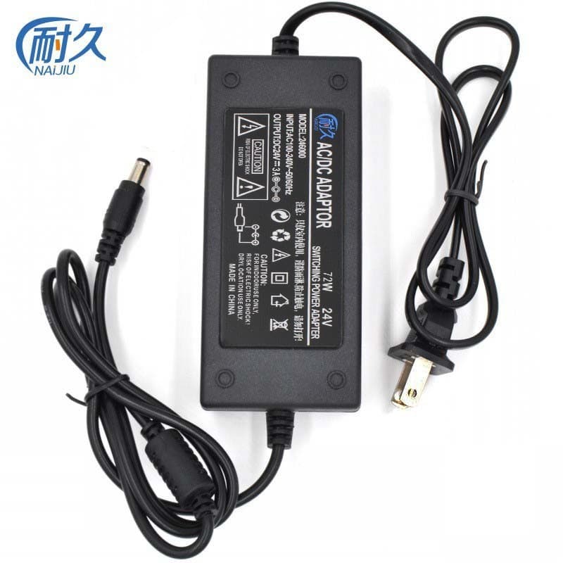 Kuamai KM118 KM202 Adaptador externo Hanyin G42D Cabo de alimentação para impressora de carregamento térmico eletrônico