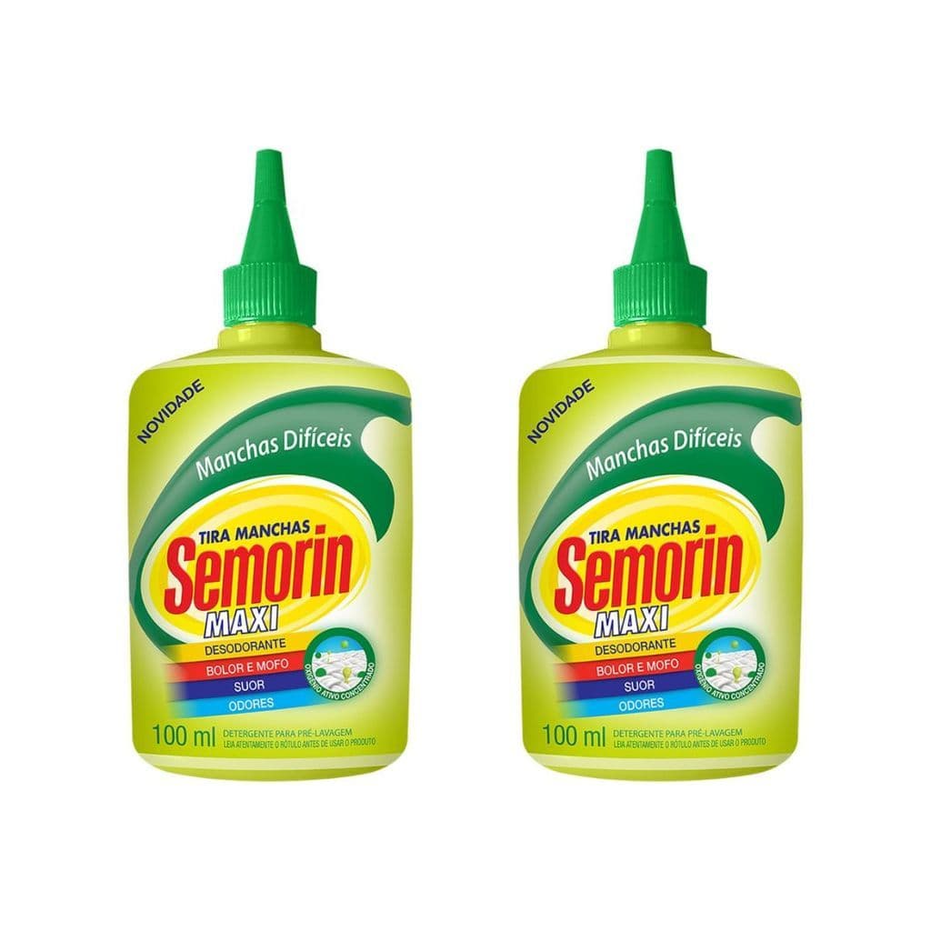 KIT COM 2 UND SEMORIN TIRA MANCHAS MAXI 100ML