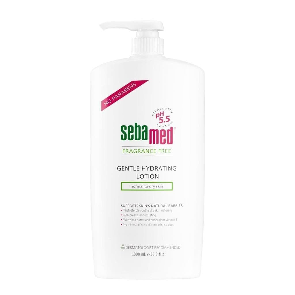 A Loção Hidratante Suave Sem Fragrância SEBAMED é um produto hidratante extremamente suave dermatologist