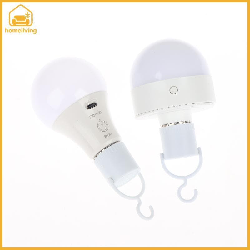 HomeLiving 1 Conjunto De Lâmpadas E27 Recarregáveis Inteligentes Reguláveis Com Temporização Sem Fio Lâmpada Operada Por