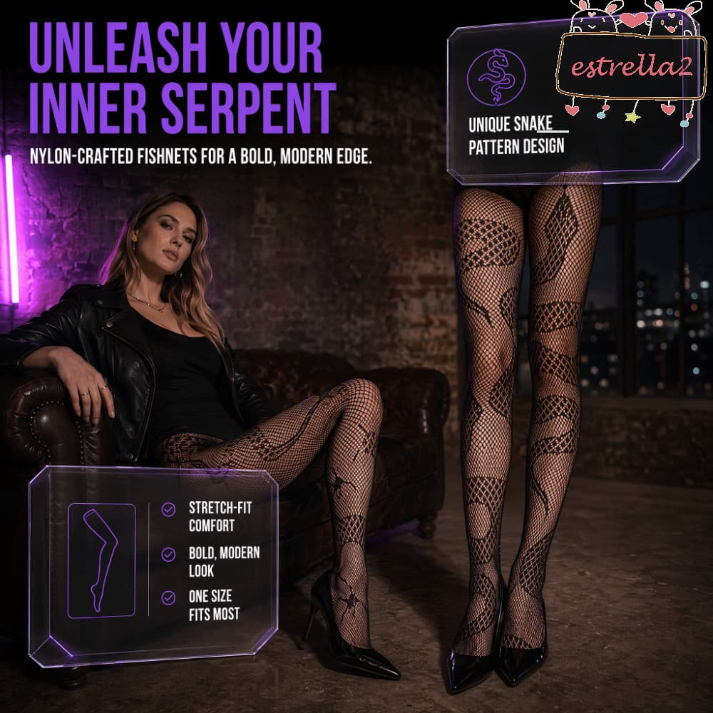 Meia-Calça Com Tema De Halloween AESTRELLA , Meias Jacquard Vazadas De Malha Fantasma Morcego , Preta
