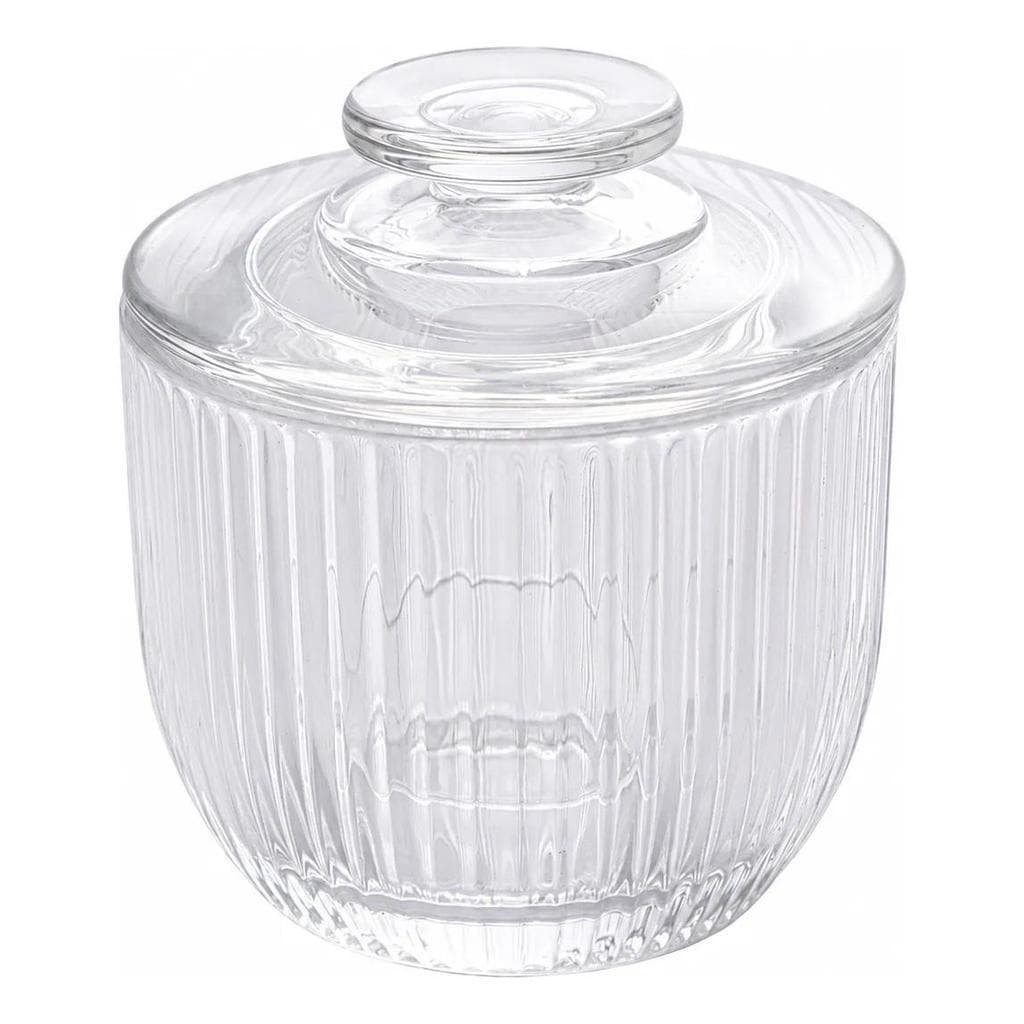 Manteigueira Francesa Sleek De Vidro Relevo 150ml Mimo Style