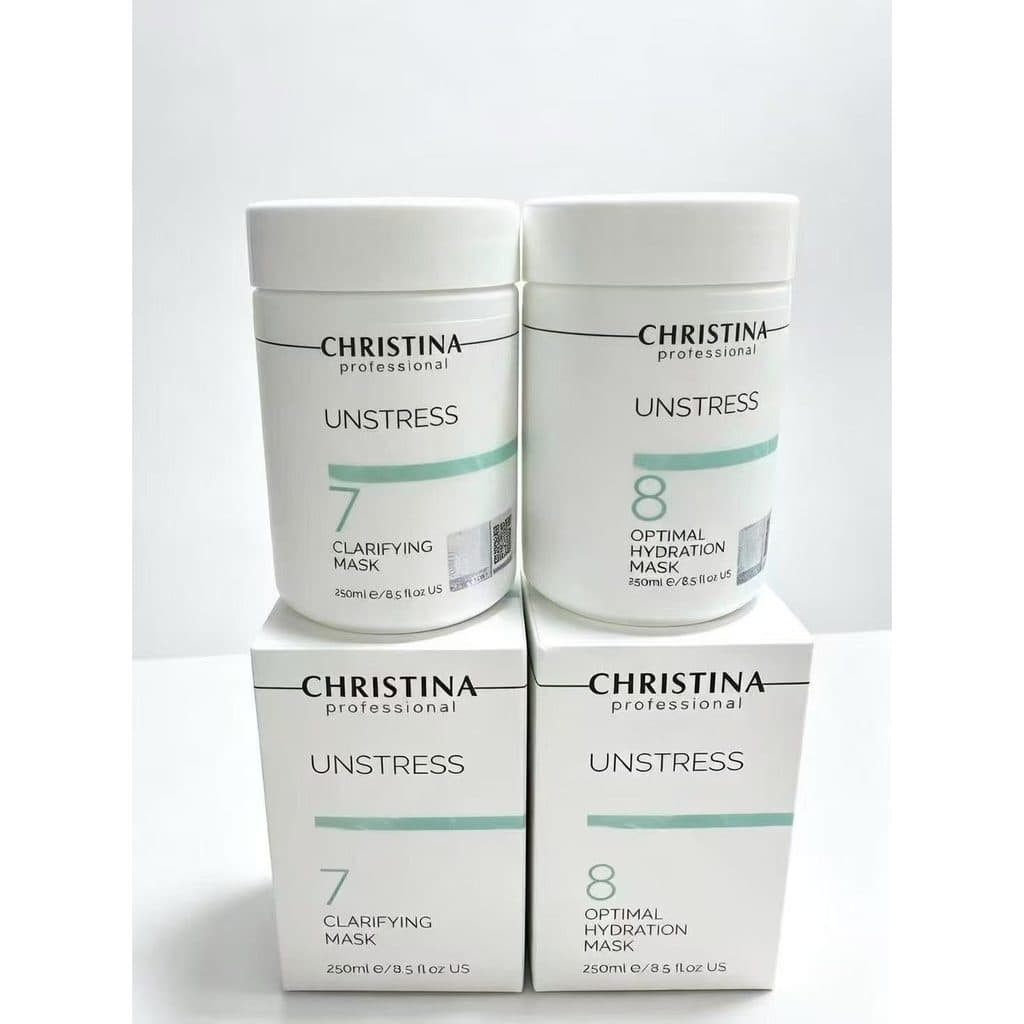 CHRISTINA Máscara Facial Creme Ácido Lático Bactérias No . 7 E Não 8 Conjunto 250ml + 250ml