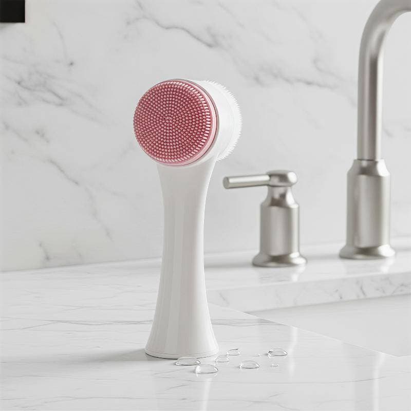 [maoting] Escova Manual De Limpeza Facial De Silicone Dupla Face 3D Funciona Com Limpador Ferramenta De Massagem Profund