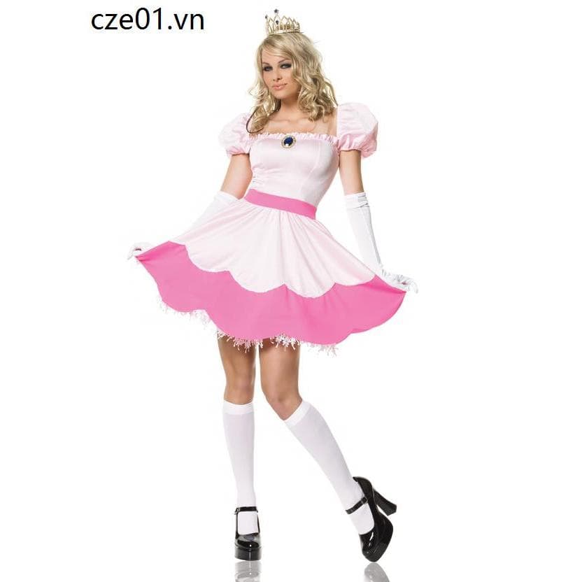 Traje de bola de Halloween rosa fada traje Alice feminino princesa traje cosplay