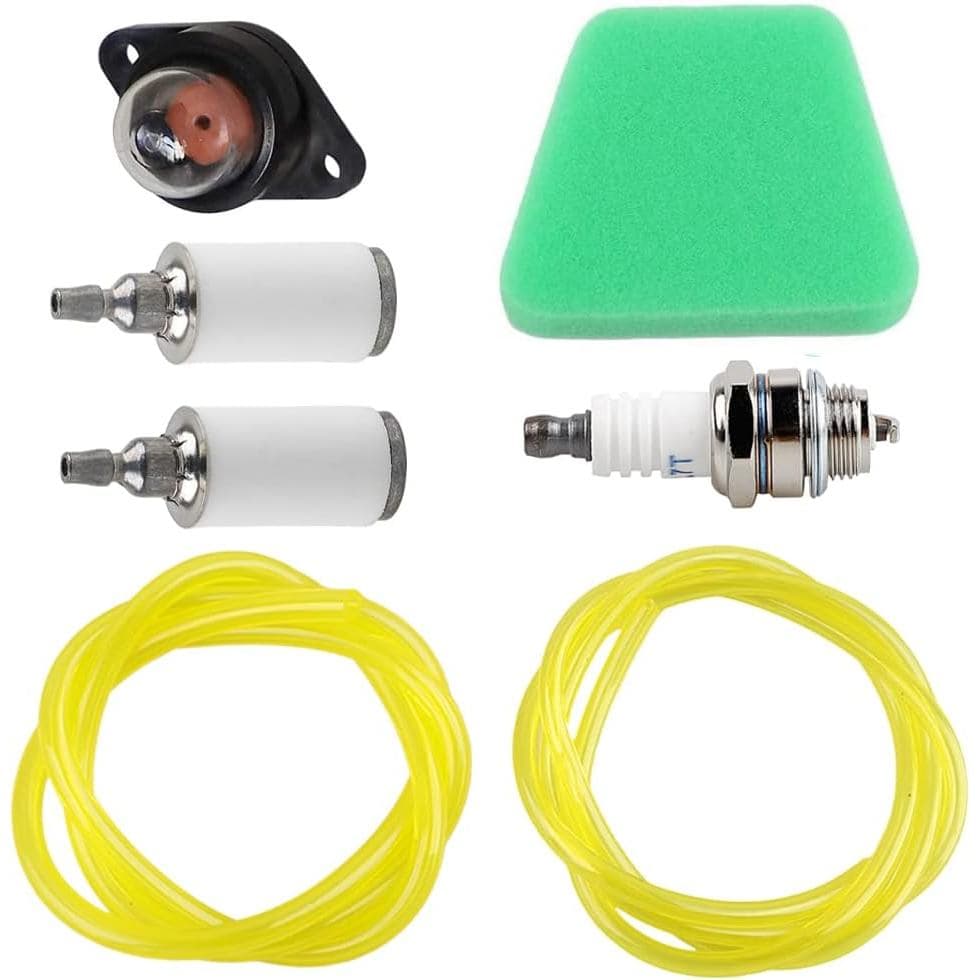 Bomba de Combustível com Filtro de Ar, Filtro de Combustível, Mangueira de Combustível, Vela de Ignição para Motosserras