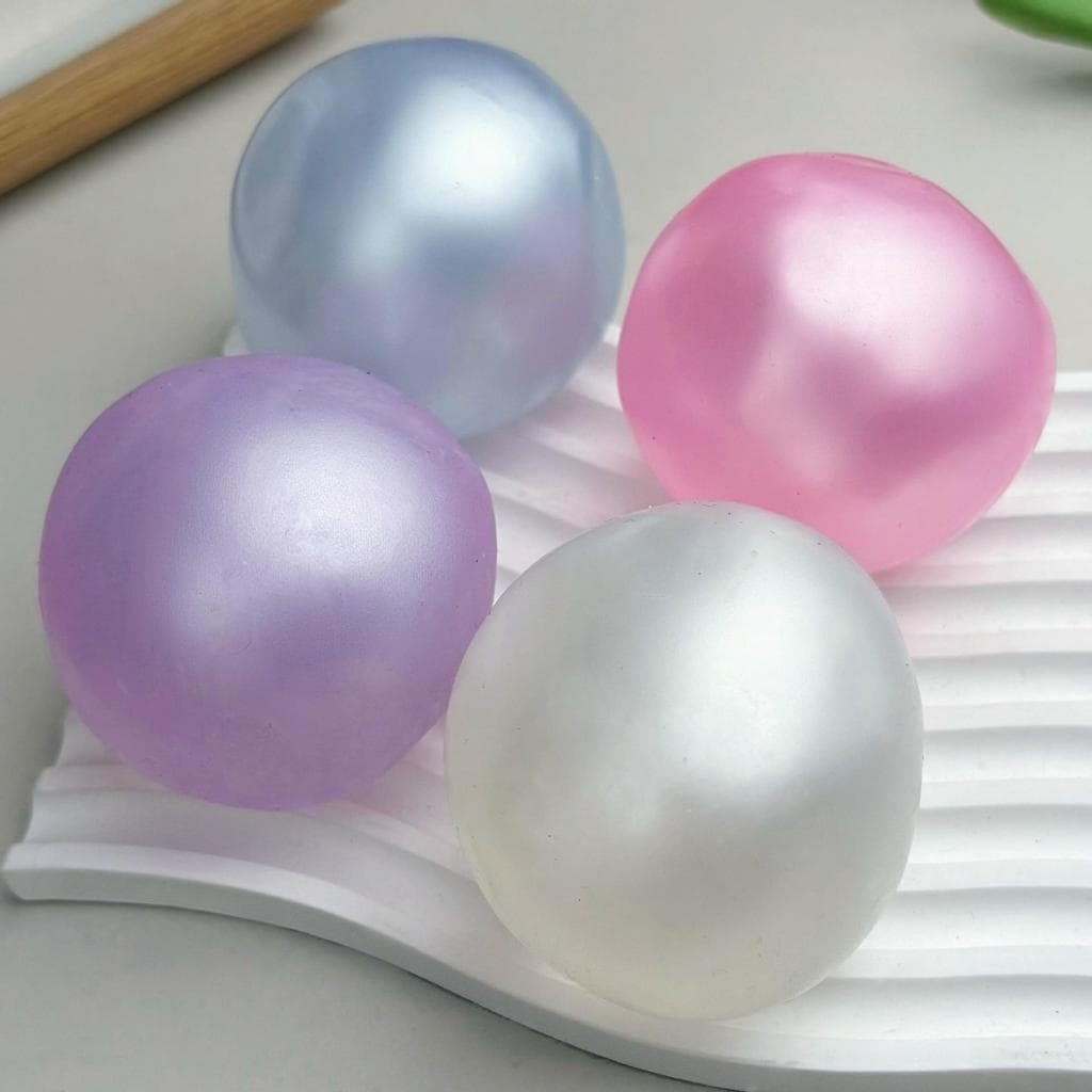 Pérola Óleo De Coco Moldável Mole Lento Subindo Alívio Do Estresse Espremer Bola Sensorial Brinquedos openalbr