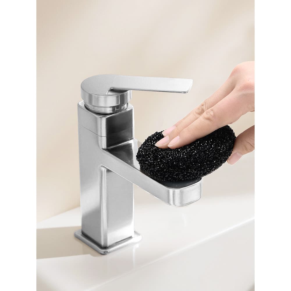 Escala de limpeza limpar banheiro chuveiro lavatório pia da cozinha esponja limpar descontaminação descalcificação magia